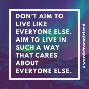 Care about everyone else