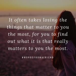 What matters the most